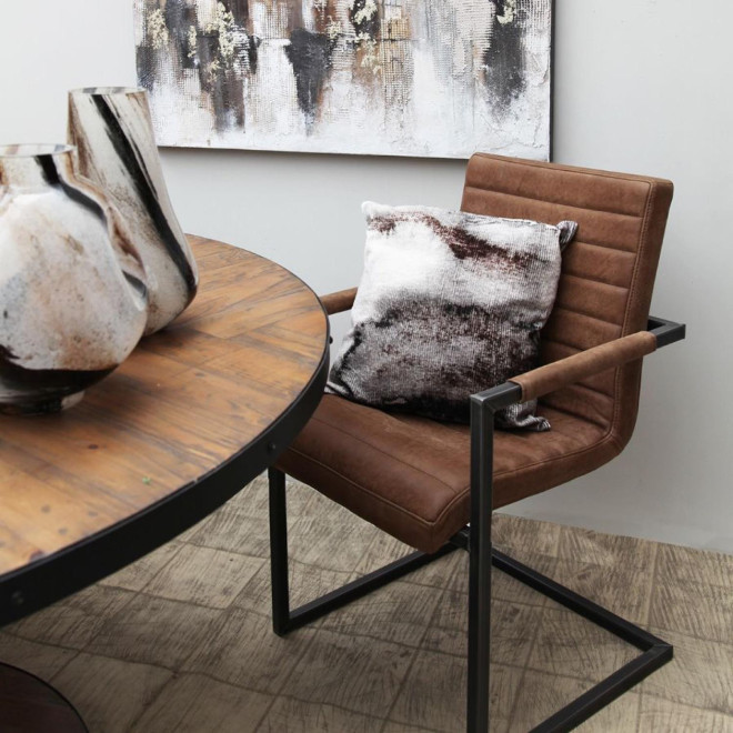 Fauteuil Matteo En Cuir Personnalisable