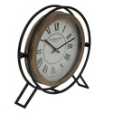 Runde Uhr Aus Metall
