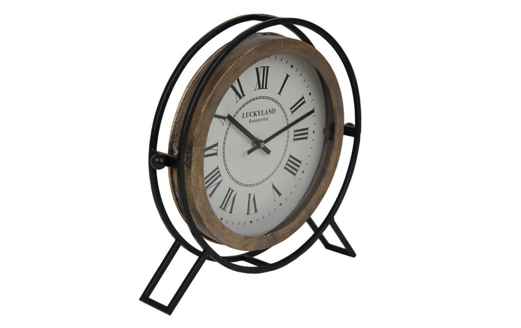 Horloge Ronde En Métal