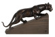 Statue félin sur socle