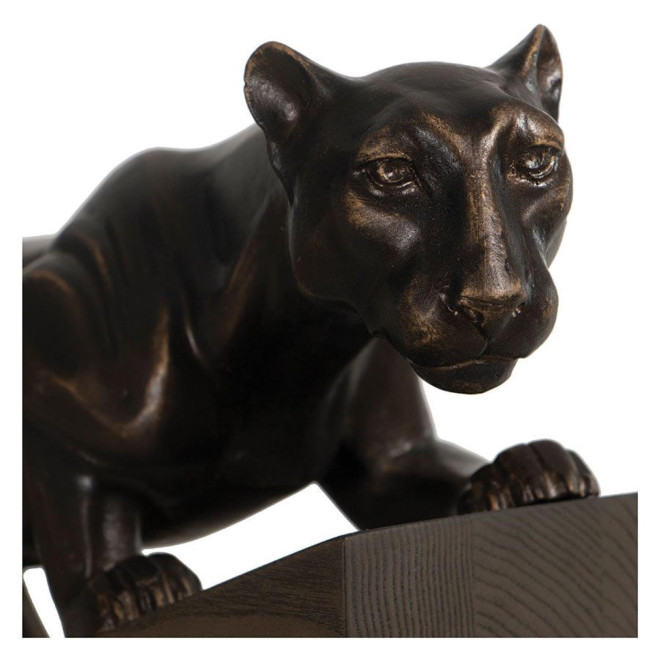 Statue Félin Sur Socle