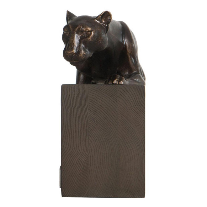 Statue Félin Sur Socle