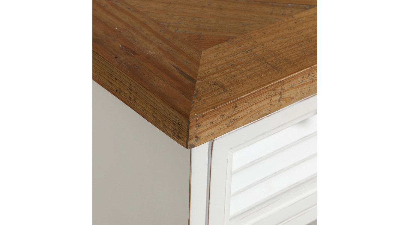 1 Drawer Bedside Wooden Tray