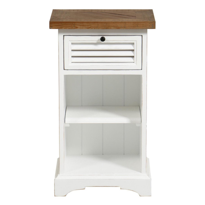 1 Drawer Bedside Wooden Tray