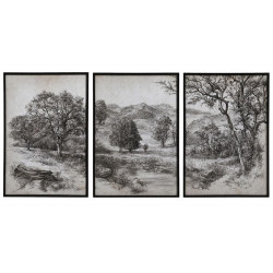 Triptychon Toile De Jouy