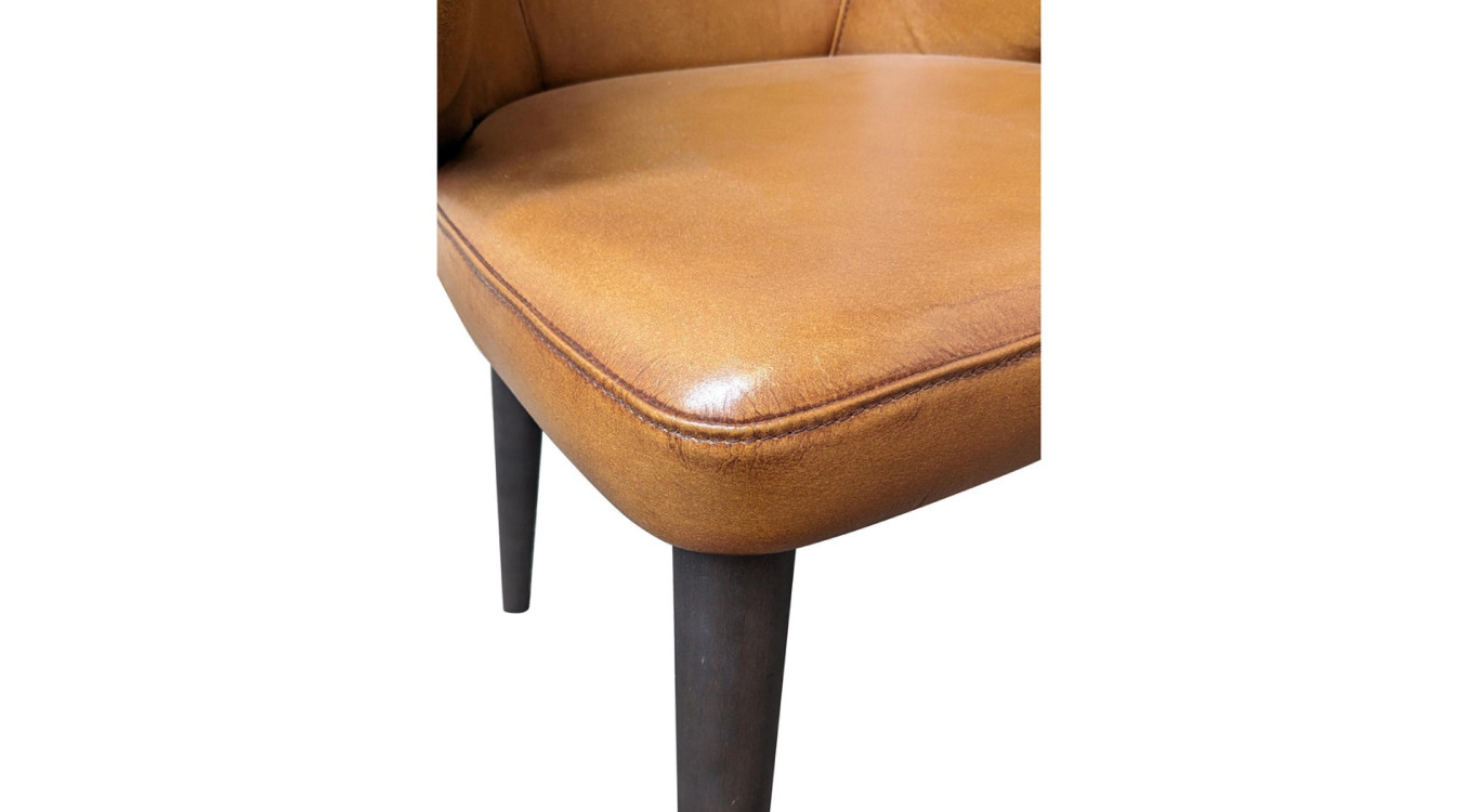 Chaise Jonas En Cuir Personnalisable