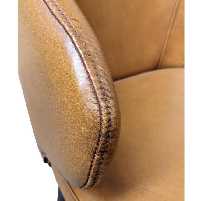 Chaise Jonas En Cuir Personnalisable