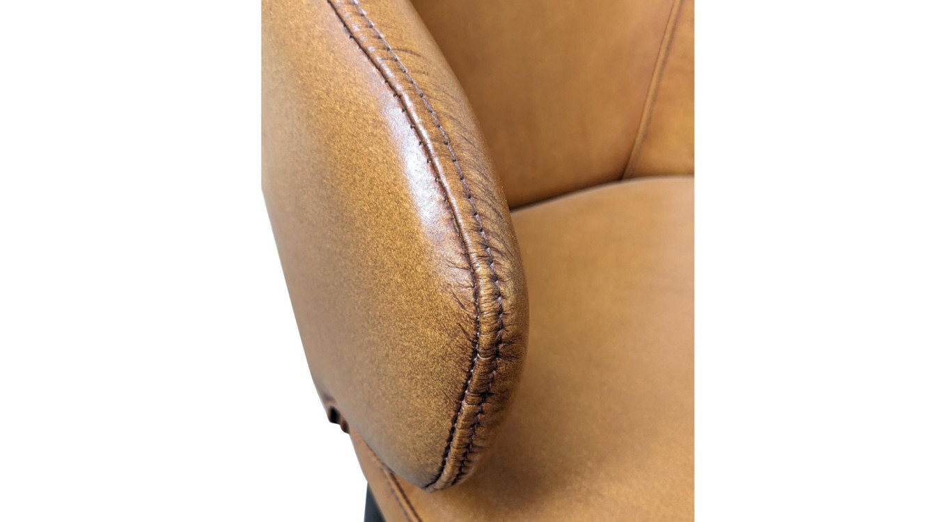 Chaise Jonas En Cuir Personnalisable