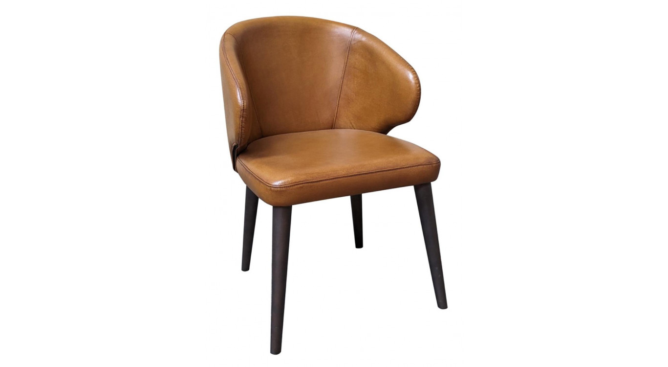 Chaise Jonas En Cuir Personnalisable