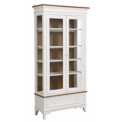 Vitrine 2 Türen 1 Schublade