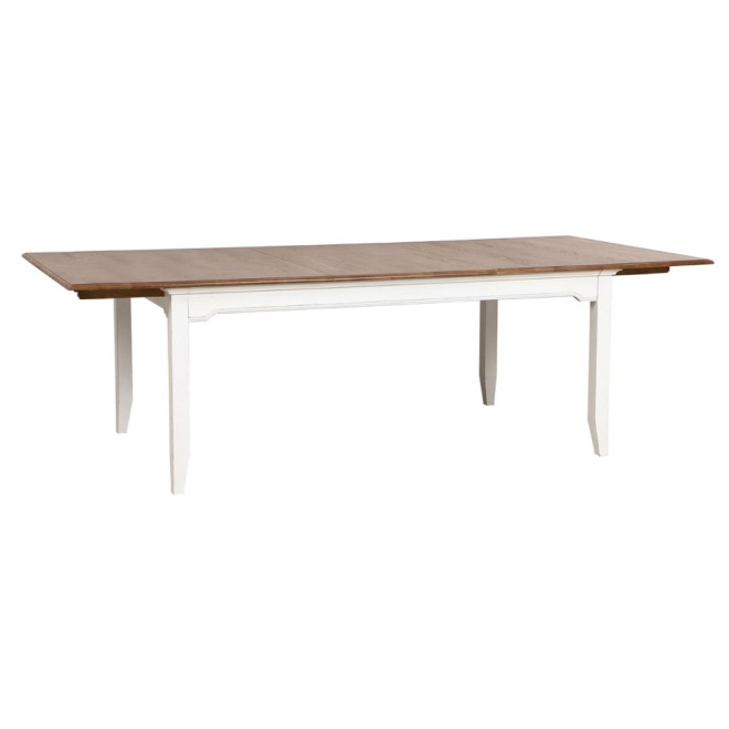 Mesa rectangular extensible para 14 personas