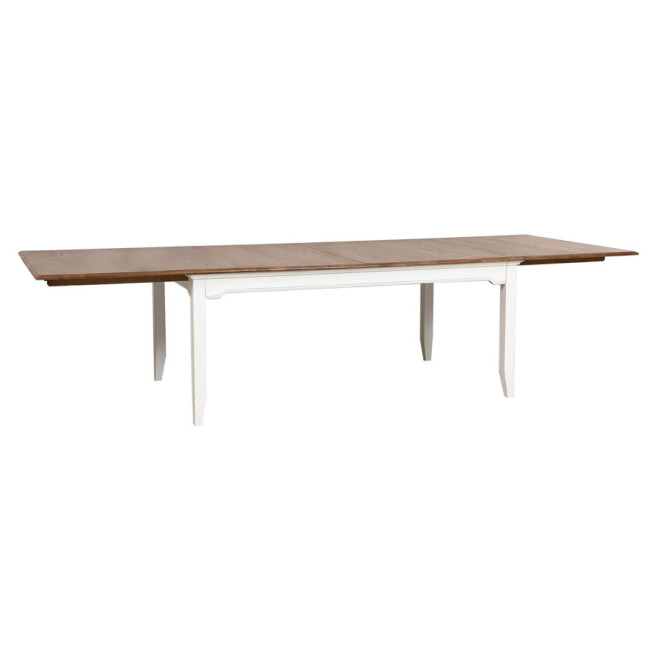 Mesa rectangular extensible para 14 personas