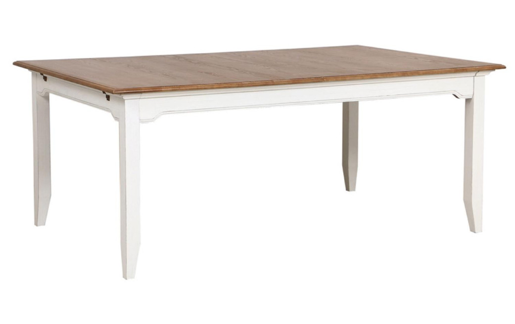 Mesa rectangular extensible para 14 personas
