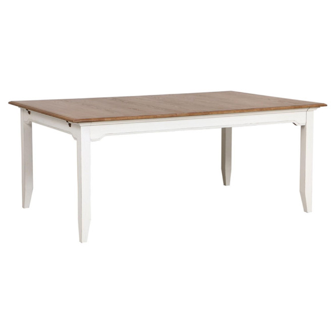 Mesa rectangular extensible para 14 personas