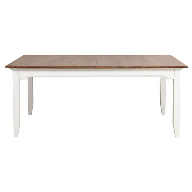 Mesa rectangular extensible para 14 personas