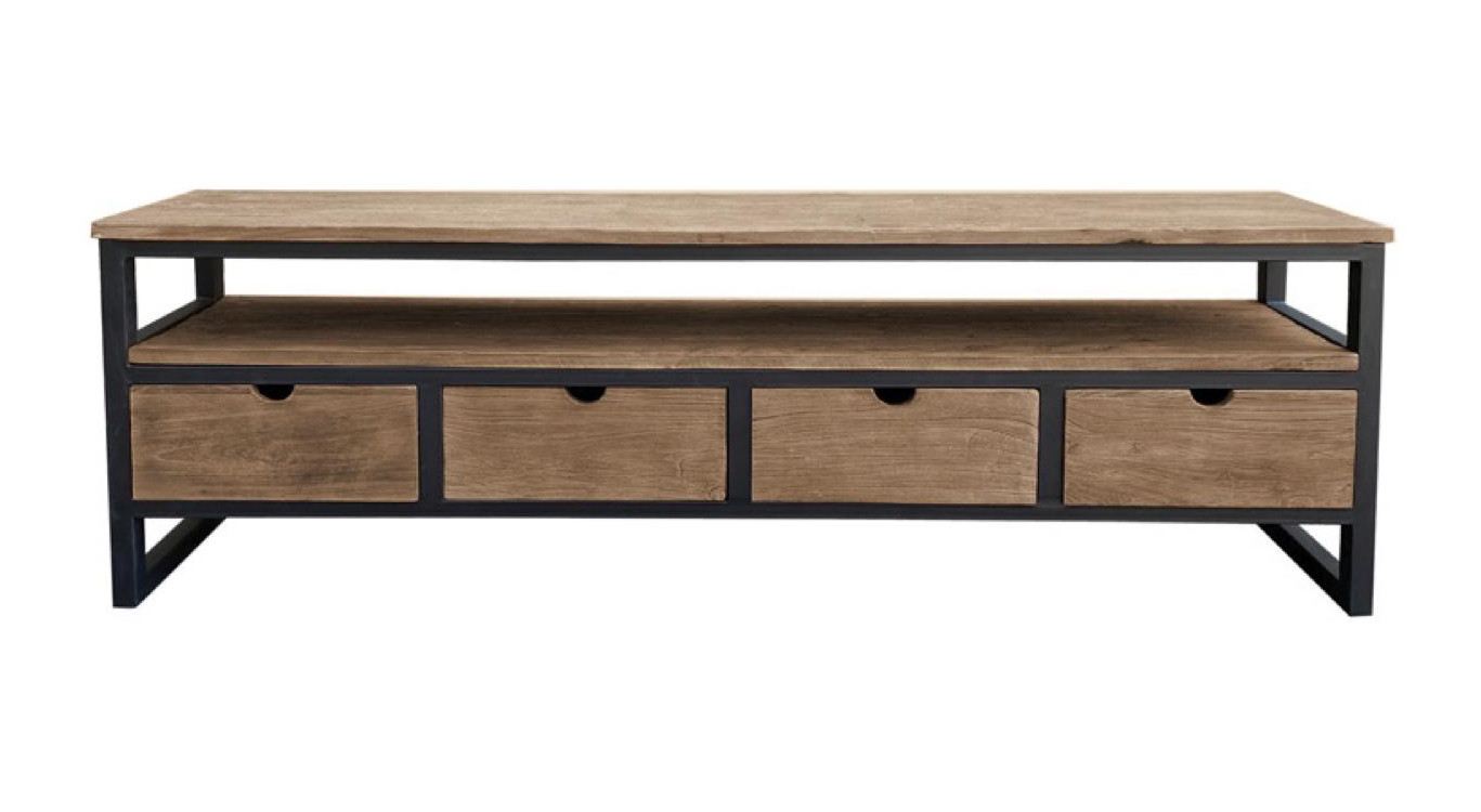 Tv-Möbel Nische 4 Schubladen
