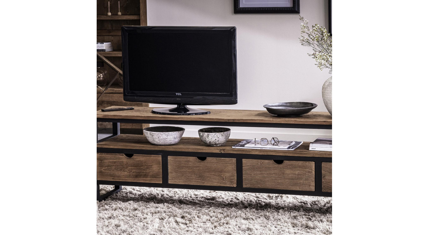 Porta TV a 4 cassetti Niche