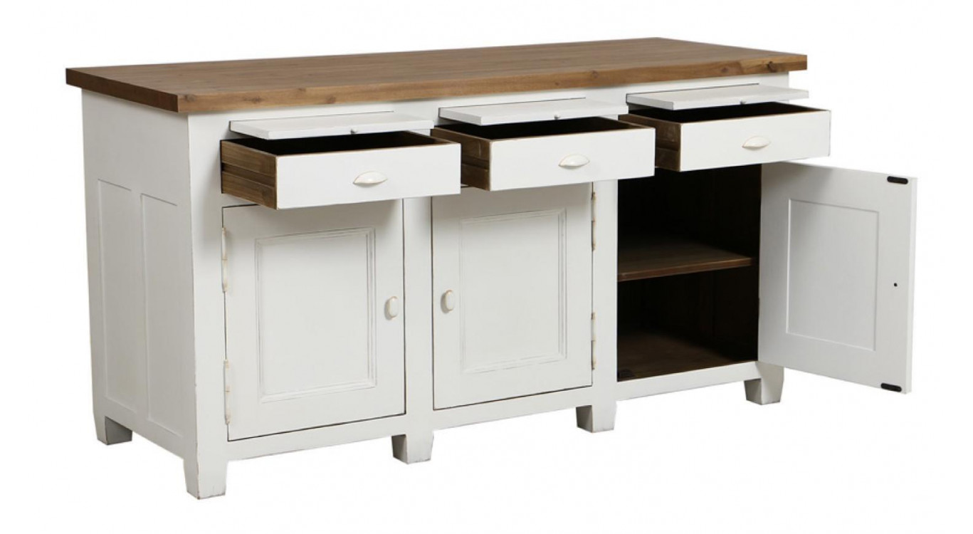 Low De Buffet 3 Türen 3 Schubladen
