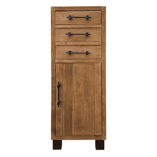 Meuble De Rangement 1 Porte 3 Tiroirs