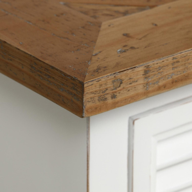 Sideboard 4 Türen 4 Schubladen Holzplatte
