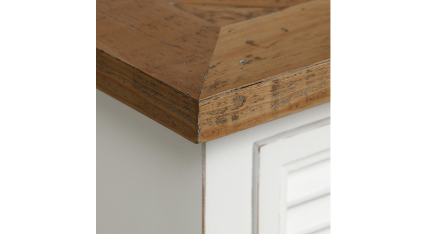Sideboard 4 Türen 4 Schubladen Holzplatte