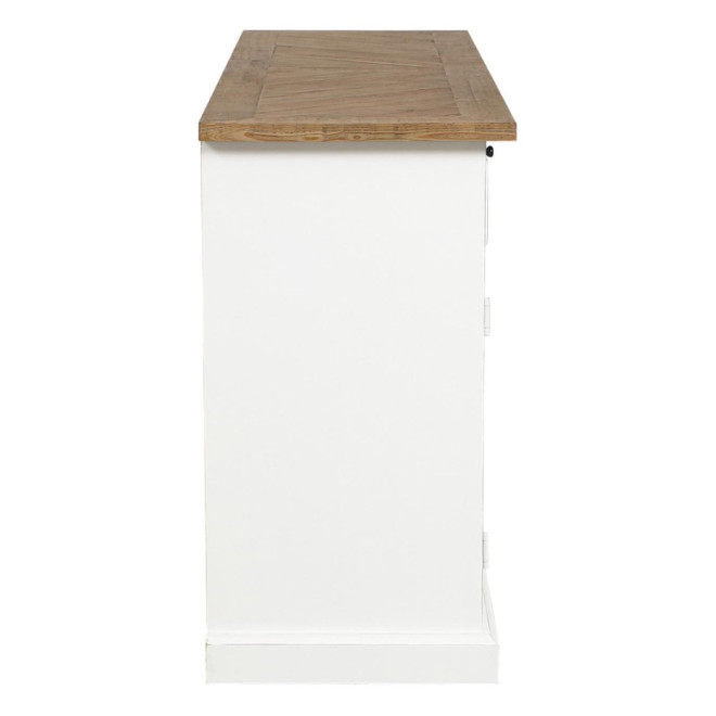 Sideboard 4 Türen 4 Schubladen Holzplatte
