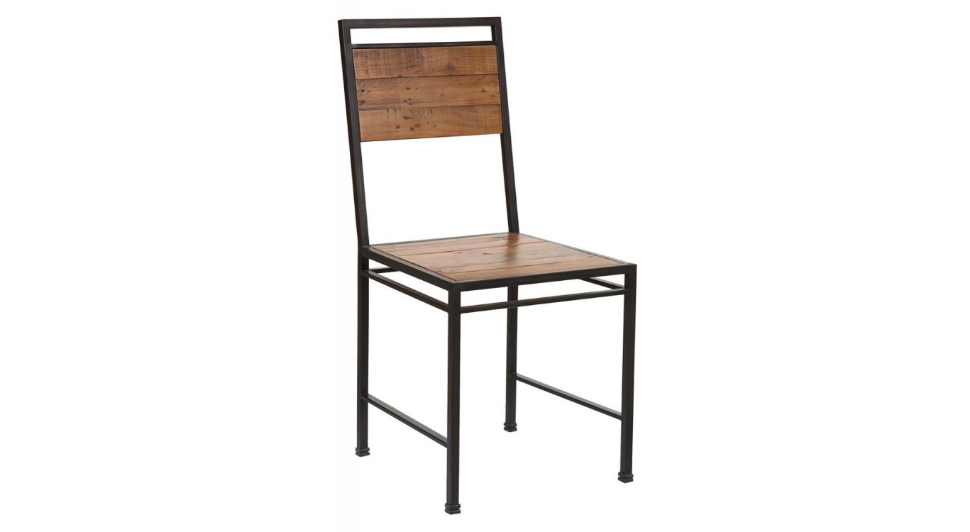Chaise Métal Et Bois