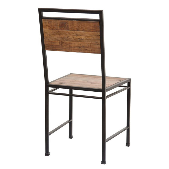 Chaise Métal Et Bois