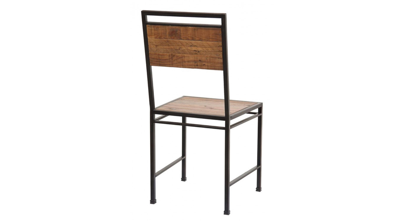 Chaise Métal Et Bois