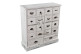 Kommode Grainetier 18 Schubladen Holz Weiß 92x34.5x99cm
