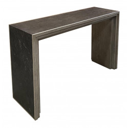 Console Plateau Pierre Bleue Et Piètement Chêne