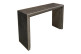 Console with bluestone top and oak legs