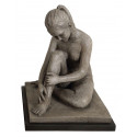 Skulptur Sitzende Frau
