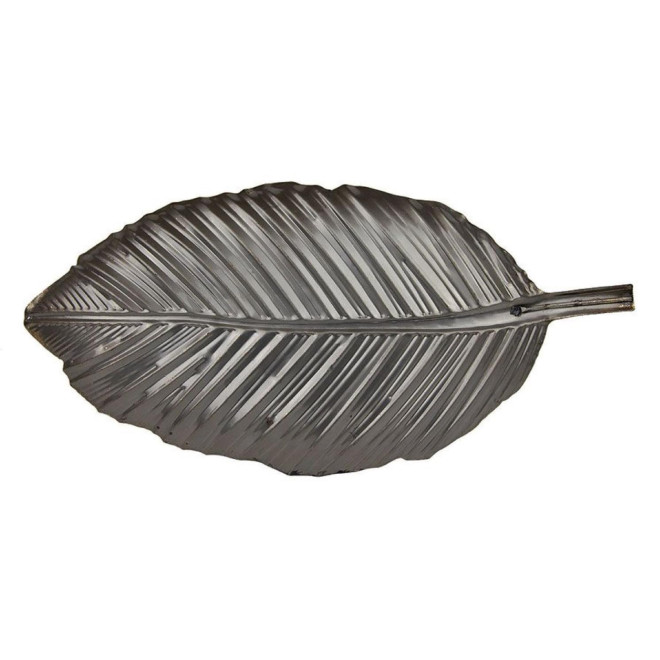 Vide-Poche Feuille En Métal Laitonné