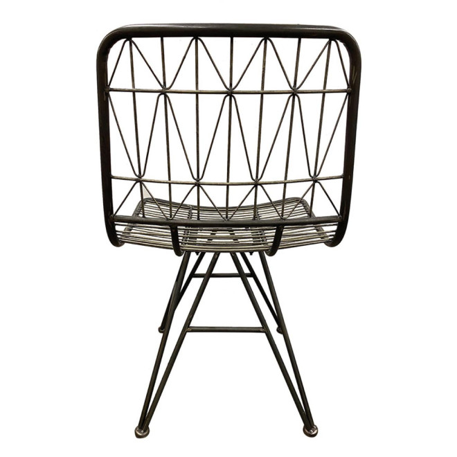 Lot De 2 Chaise Graphite Vieilli