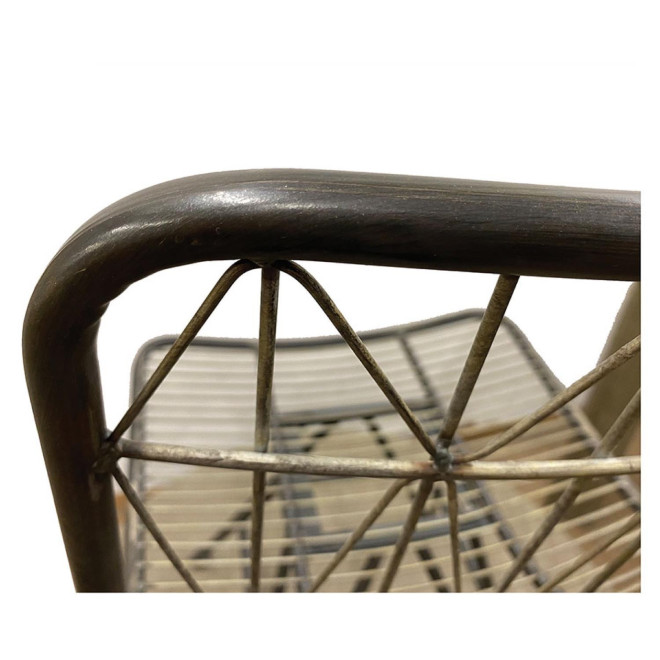 Lot De 2 Chaise Graphite Vieilli