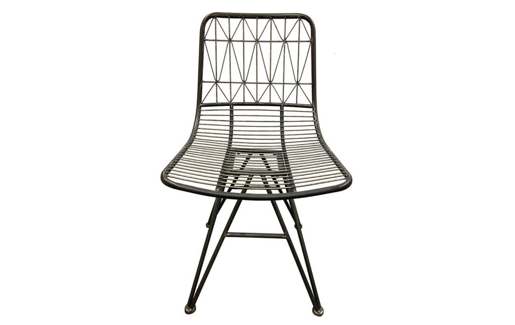 Lot De 2 Chaise Graphite Vieilli