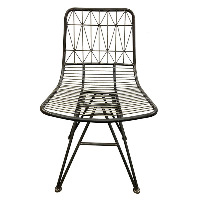 Lot De 2 Chaise Graphite Vieilli