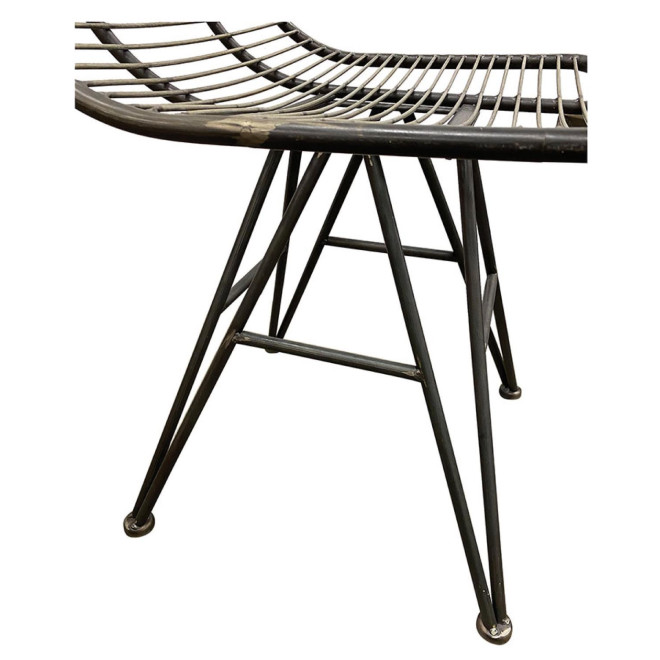 Lot De 2 Chaise Graphite Vieilli