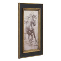 Tableau en bois dessin cheval