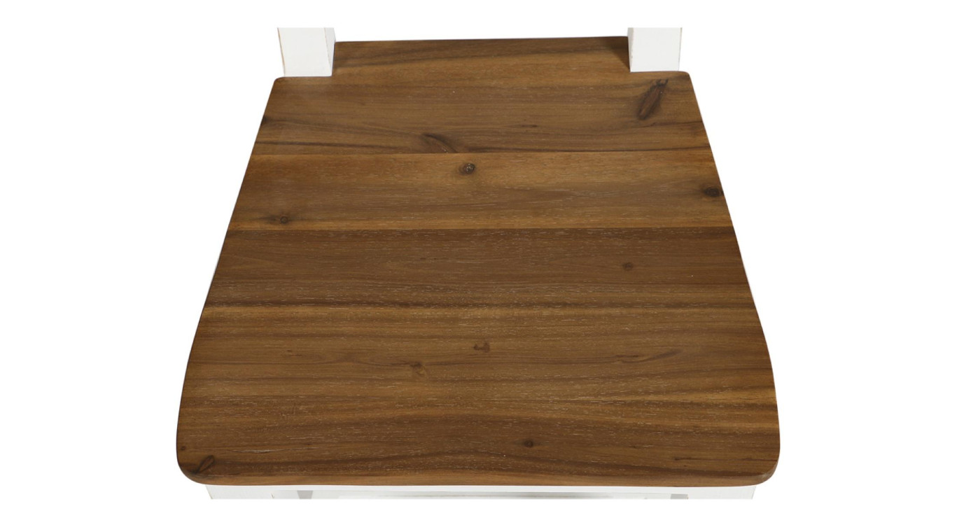 Chaise Haute Dossier En Bois