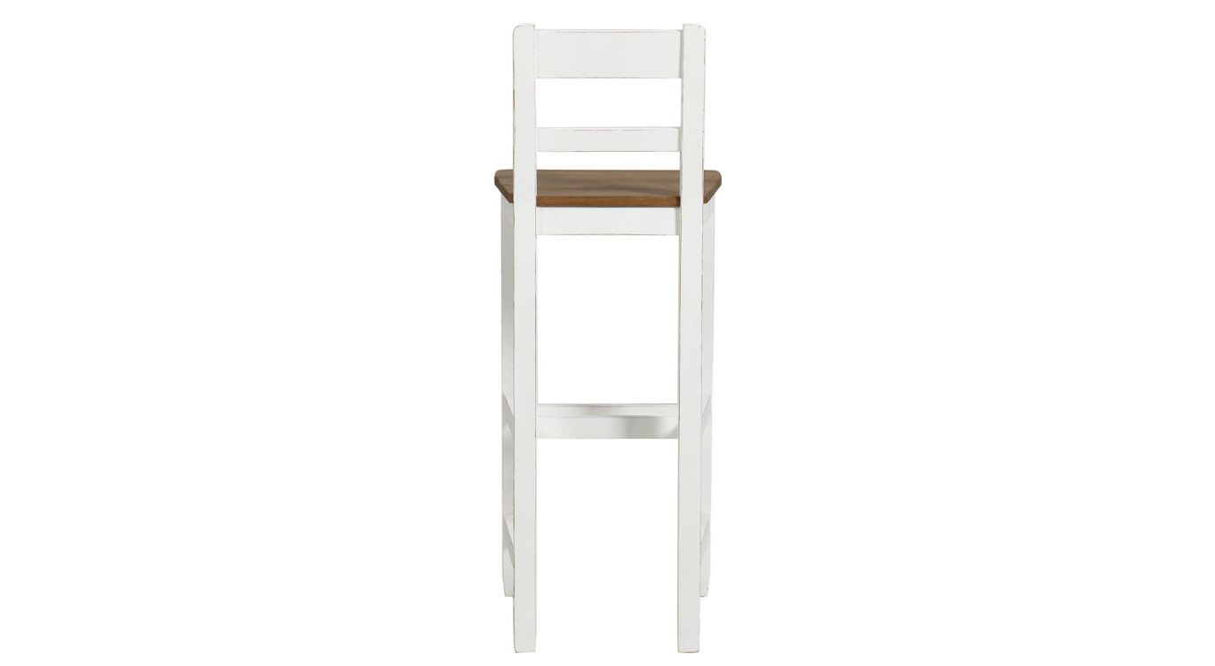 Chaise Haute Dossier En Bois