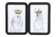 Picture Duo Rabbits Crowns