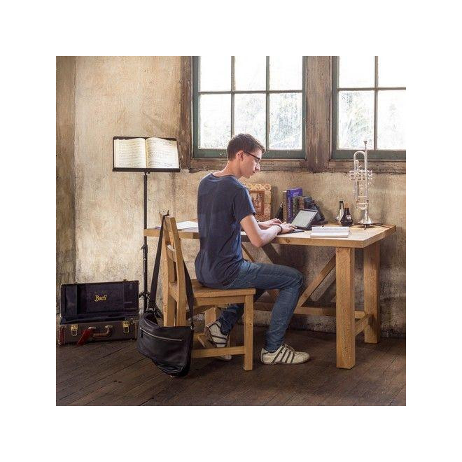 Lot de 2 Chaises Bois Marron 47.5x50x80cm