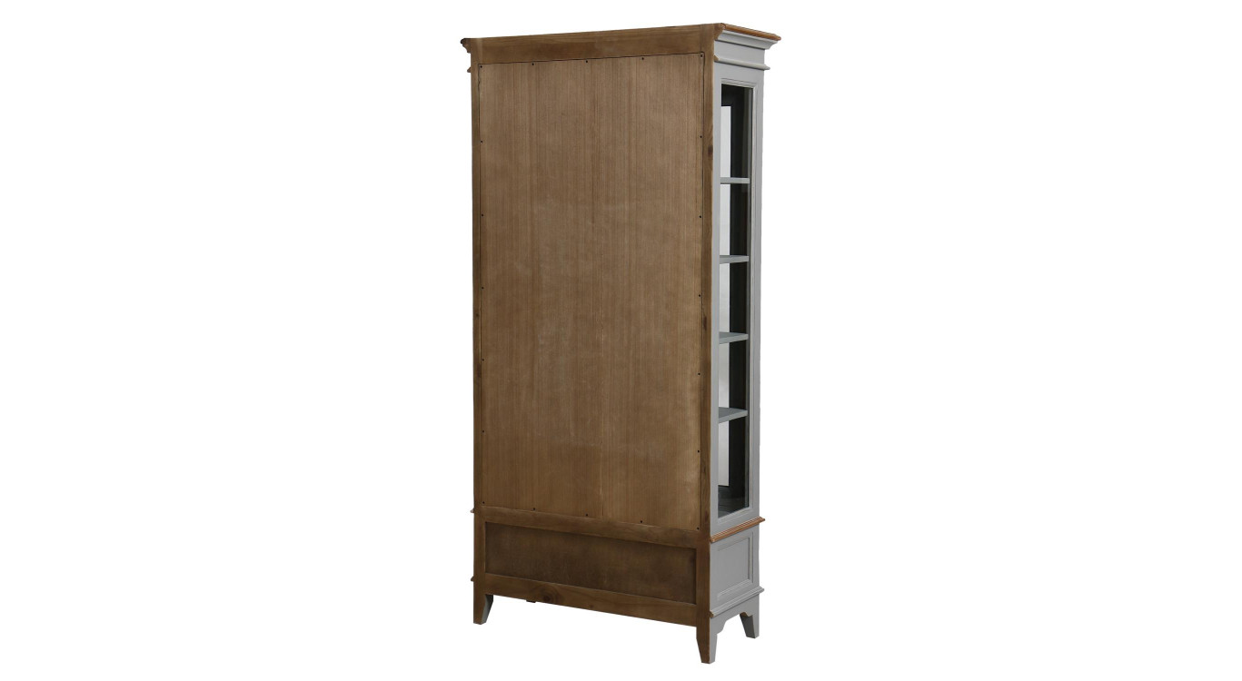 Vitrina 2 puertas 1 cajón