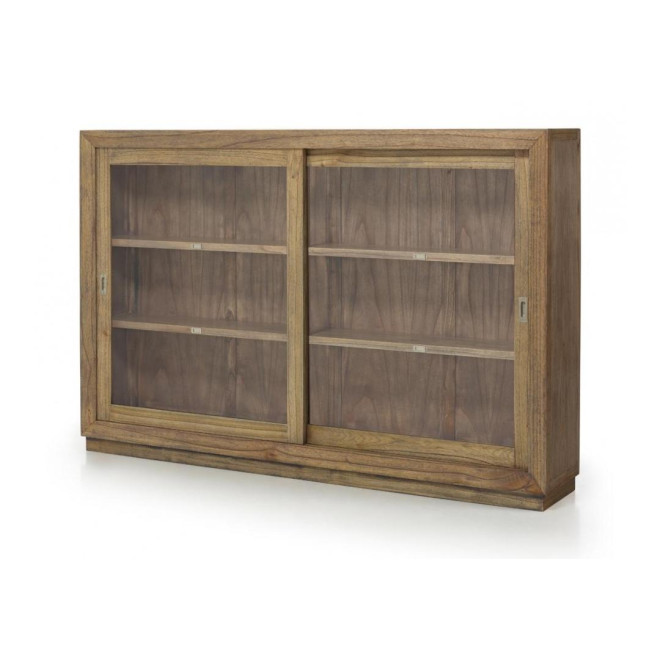 Cassapanca in legno marrone bronzo 200x40x132cm