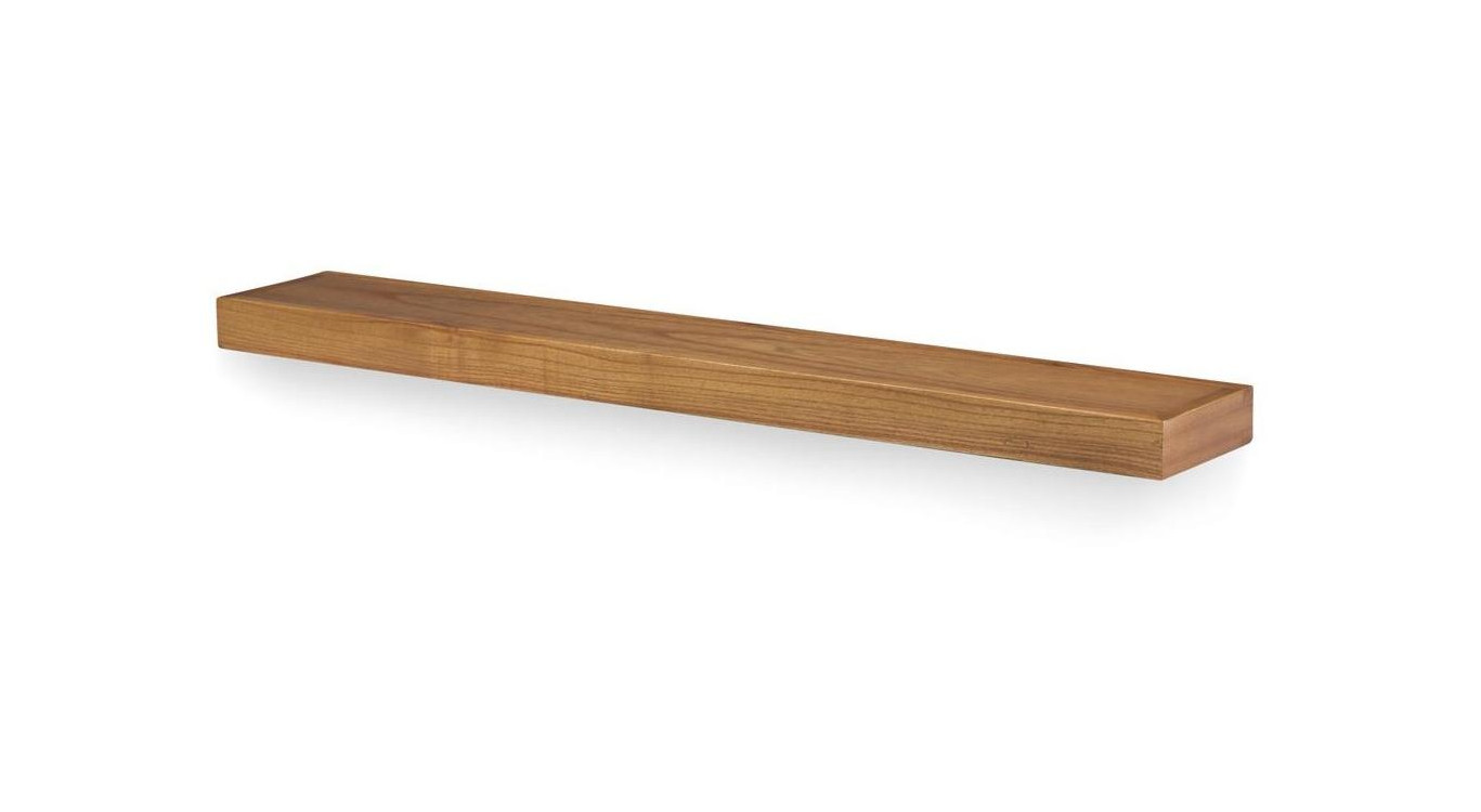 Brown Wooden Shelf 120x20x6cm