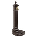 Fontana da giardino in alluminio-metallo marrone 29x33.5x77cm