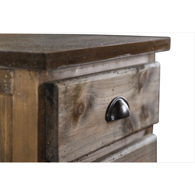Wochenendmöbel Chiffonnier Holz 6 Schubladen 45.5x36x108cm