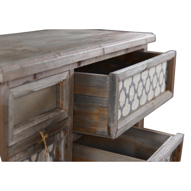 Meuble Semainier Chiffonnier Grainetier Bois 13 Tiroirs Nu 87x32x96.5cm